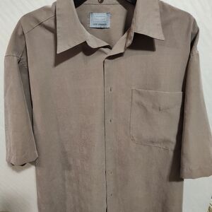 Men's Short Sleeve Haggard Casual Shirt Size large